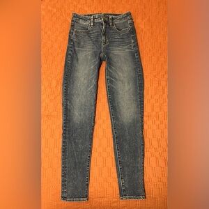 American Eagle Faded Skinny Jeans